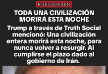 Trump amenaza públicamente a Irán con la destrucción de su civilización, con un genocidio.