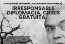 Irresponsable diplomacia, crisis gratuita