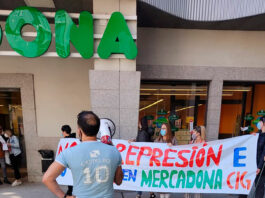 Represión sindical e política do medo en Mercadona.