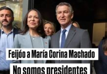 ¿Con quien se reúne María Corina Machado en España?.