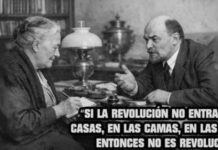 Lenin entrevistado por Clara Zetkin, en el 102 aniversario de su muerte