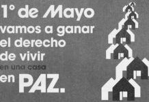 PCE: Vamos a ganar el derecho de vivir (en una casa) en paz