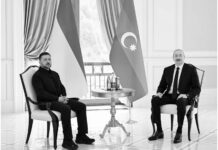 Aliyev señaló las «magníficas oportunidades» de cooperación con Kiev en el sector militar