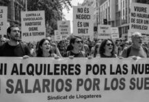 España. Decenas de movilizaciones en todo el Estado «Ni alquileres por las nubes, ni salarios por los suelos»