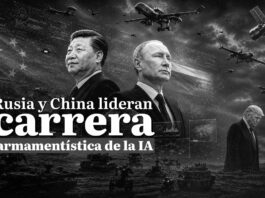Rusia y China lideran carrera armamentística de la IA