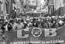 Central obrera conmina a Gobierno de Bolivia a pacificación
