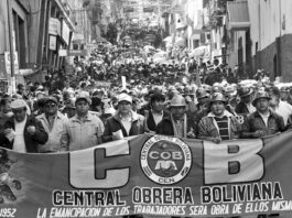 Central obrera conmina a Gobierno de Bolivia a pacificación