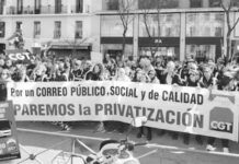 España. Los trabajadores de Correos en lucha
