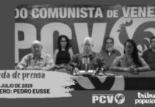 PCV denuncia «escalamiento del dominio imperialista estadounidense» tras la emergencia por terremotos