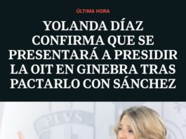 La comedia de las alturas: Yolanda Díaz rumbo a Ginebra mientras el precariado sigue esperando