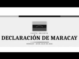 Los firmantes de la “Declaración de Maracay” rechazan cualquier forma de tutelaje o dominación sobre Venezuela
