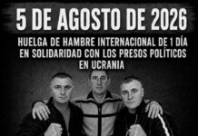 Día de huelga de hambre internacional en solidaridad con los presos políticos en Ucrania