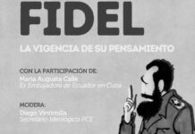Homenajes desde Ecuador a Fidel Castro en su centenario