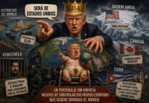 Donald Trump el bufón que se cree dueño del mundo.
