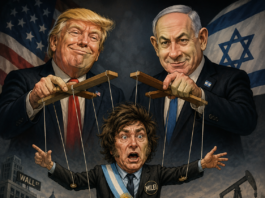 El rey está desnudo. Milei es un títere mediocre al servicio de Trump y Netanyahu.
