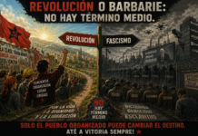 Revolución o barbarie: no hay término medio.