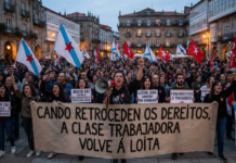 Cando retroceden os dereitos, a clase traballadora volve á loita