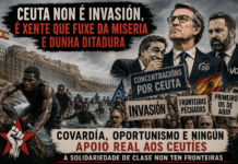 As concentracións do PP nos concellos por Ceuta: covardía, oportunismo e ningún apoio real aos ceutís