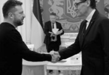 El President de la Genralitat y el alcalde de Barcelona fueron a Kiev a saludar al ultraderechista Zelesnki y ver qué pueden rebañar