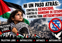 Ni un paso atrás: contra el genocidio, contra el sionismo de Estado y contra todo antisemitismo