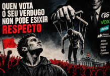 Quen vota o seu verdugo non pode esixir respecto