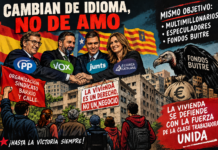 Cambian de idioma, no de amo