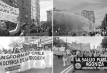 Semana de protestas en Chile contra recortes en salud y educación
