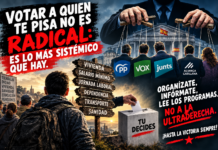 Votar a quien te pisa no es radical: es lo más sistémico que hay