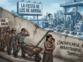 Sacrificarse, no; arrastrarse, tampoco La fiesta de los de arriba, la factura de los de abajo